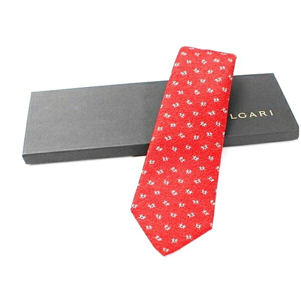 Bulgari Silk Tie, Sevenfold, BVLGARI, Men's